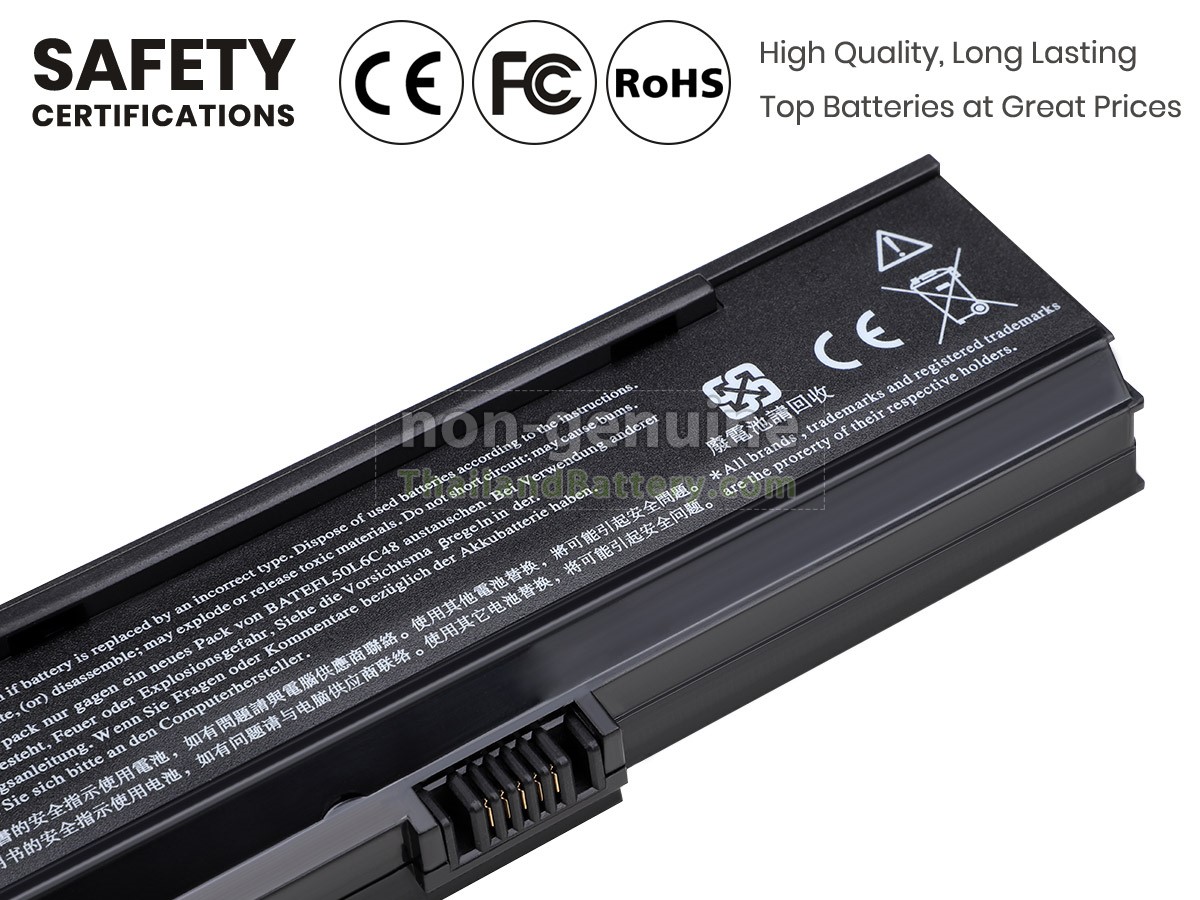 แบตเตอรี่สำหรับ Acer 3UR18650F-3-QC262
