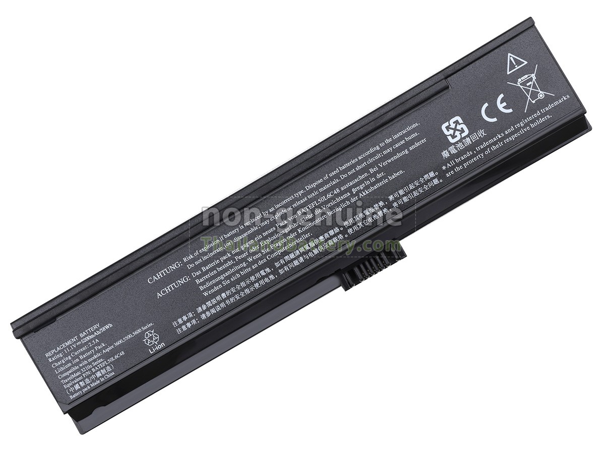แบตเตอรี่สำหรับ Acer 3UR18650F-3-QC262