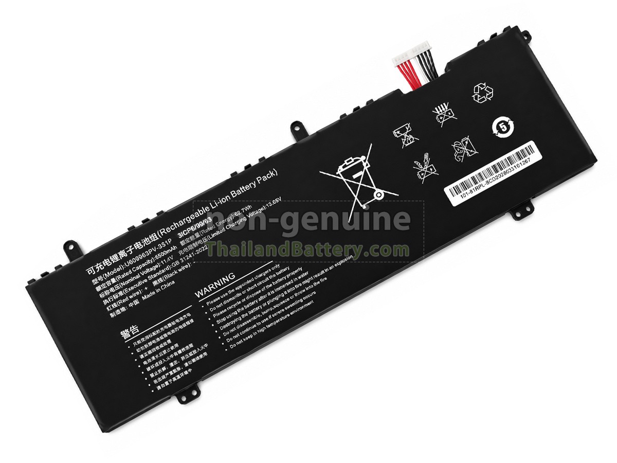 แบตเตอรี่สำหรับ Acer 609963PV-3S1P