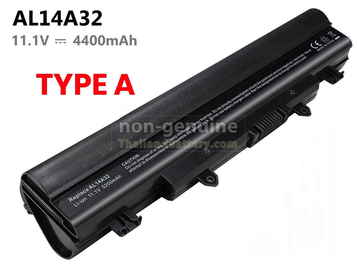 แบตเตอรี่สำหรับ Acer Aspire E5-471-322L