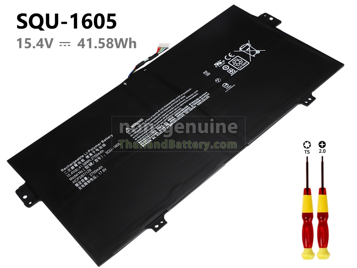 แบตเตอรี่สำหรับ Acer SWIFT 7 SF713-51-M3BP