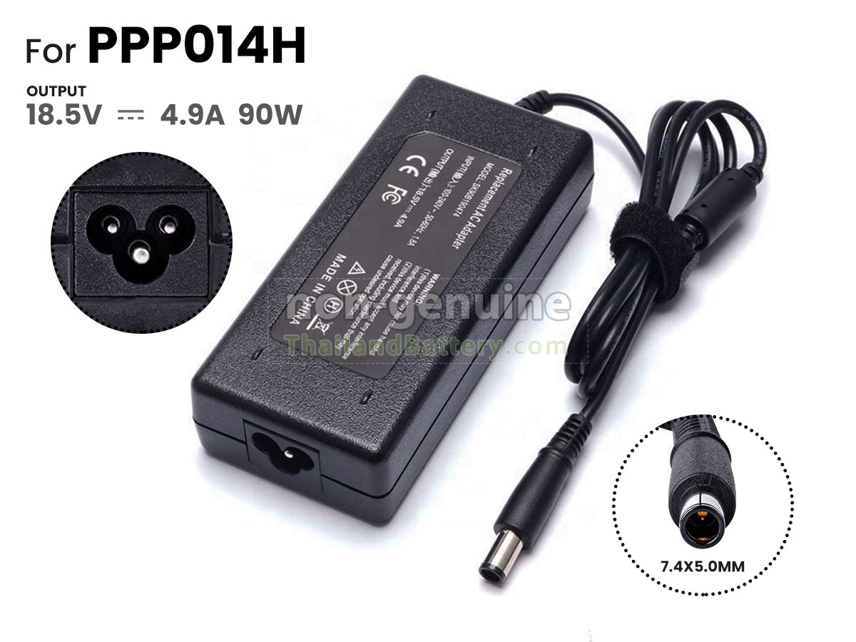 อะแดปเตอร์สำหรับ HP 90W 18.5V-4.9A 100-240V~1.8A 50/60HZ