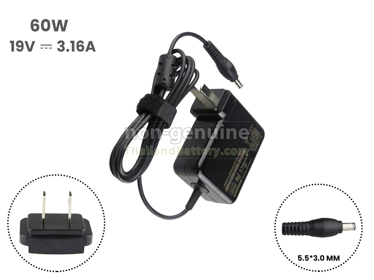 อะแดปเตอร์สำหรับ Samsung 19V 3.16A 60W 5.0*3.0MM
