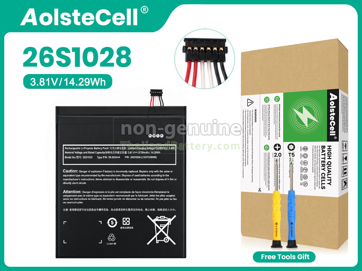 แบตเตอรี่สำหรับ Amazon 26S1028-L