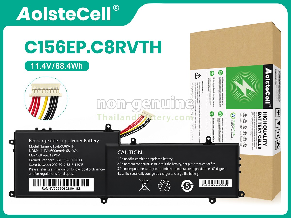 แบตเตอรี่สำหรับ AolsteCell C156EP-C8RVTH