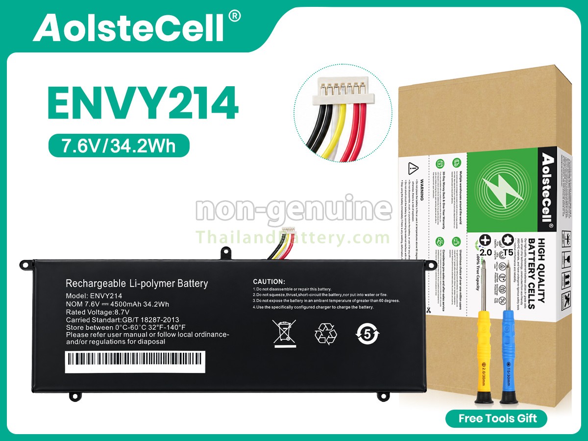 แบตเตอรี่สำหรับ AolsteCell ENVY214