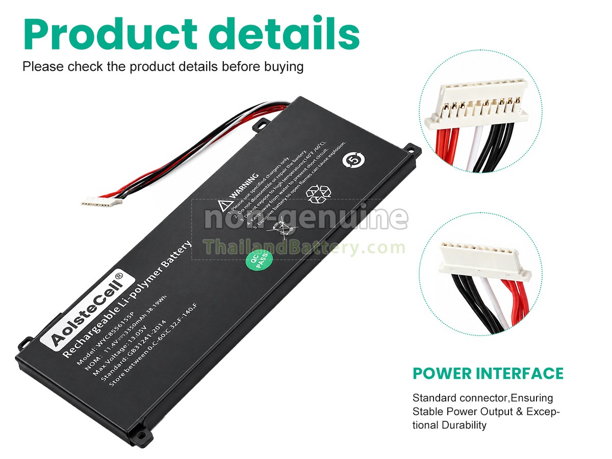 แบตเตอรี่สำหรับ AolsteCell SMARTBOOK PRO M-SBP14I5