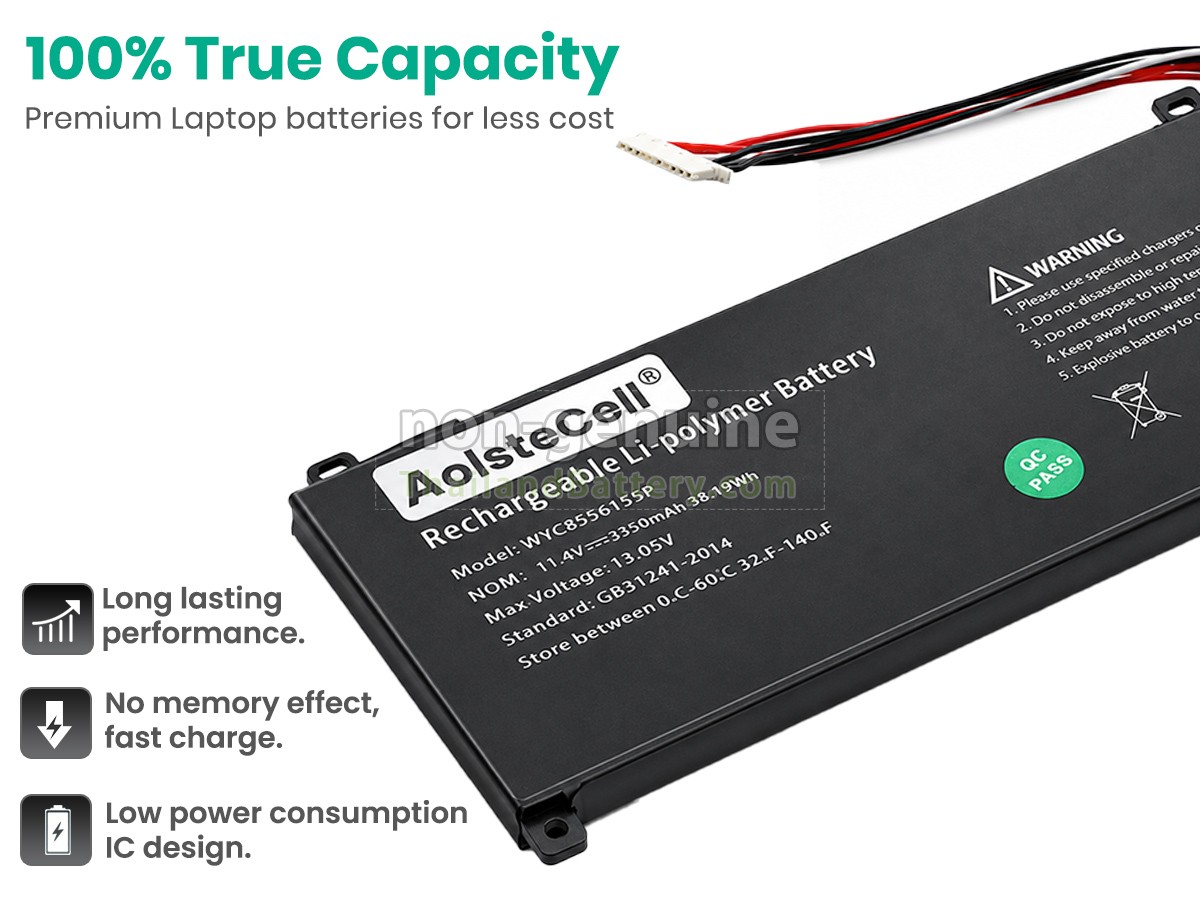 แบตเตอรี่สำหรับ AolsteCell SMARTBOOK PRO M-SBP14I5