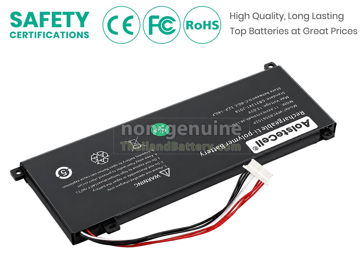 แบตเตอรี่สำหรับ AolsteCell SMARTBOOK PRO M-SBP14I5