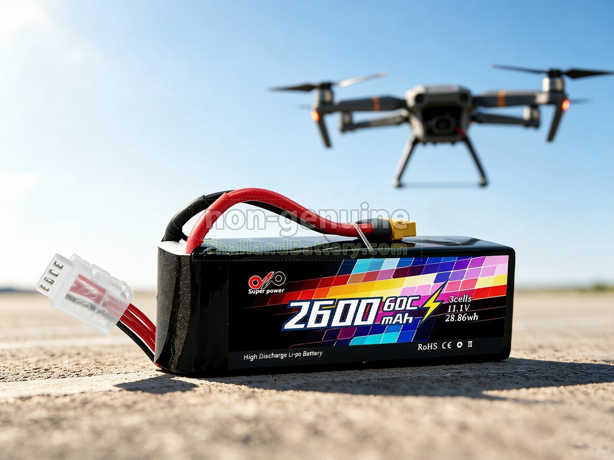 แบตเตอรี่สำหรับ AolsteCell 11.1V 2600MAH 60C XT60 JST-XH 4P