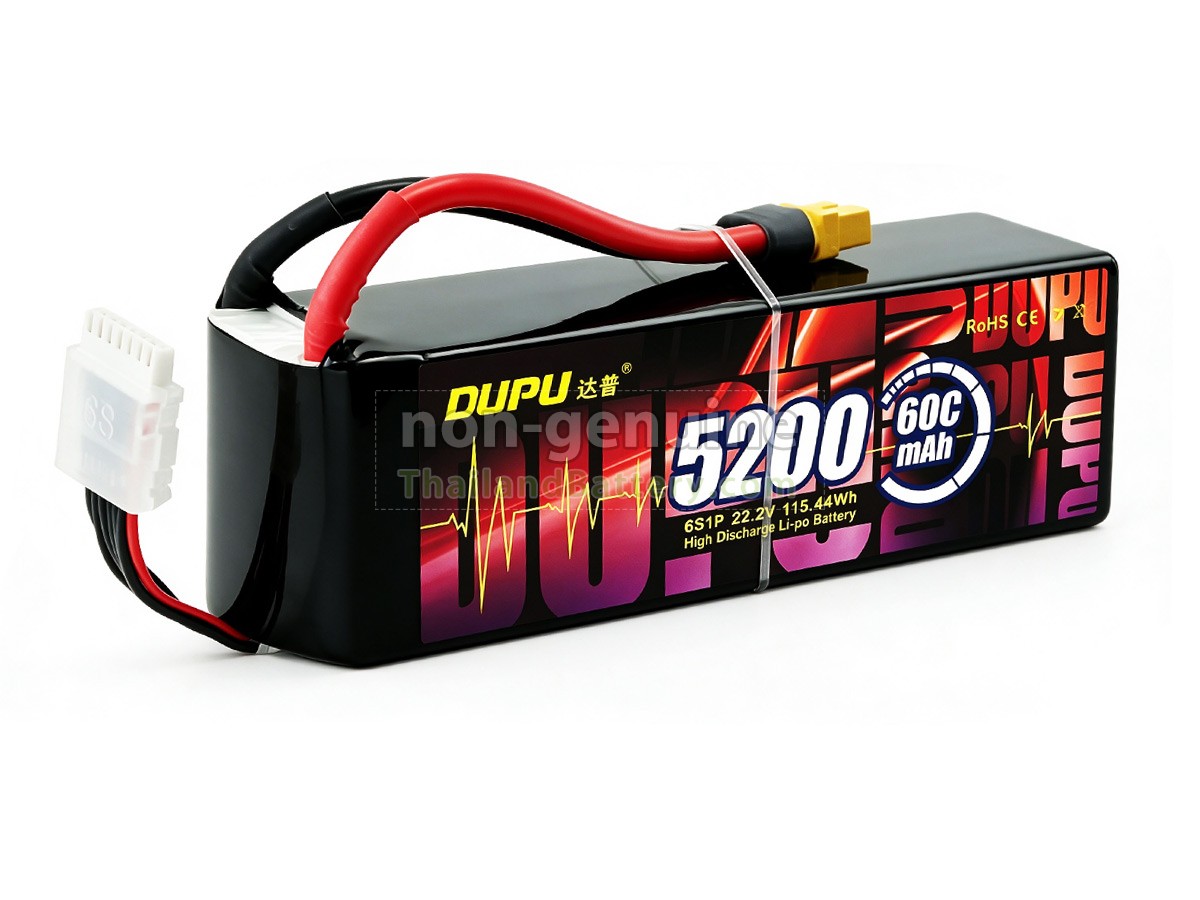 แบตเตอรี่สำหรับ AolsteCell 22.2V 5200MAH 60C XT60
