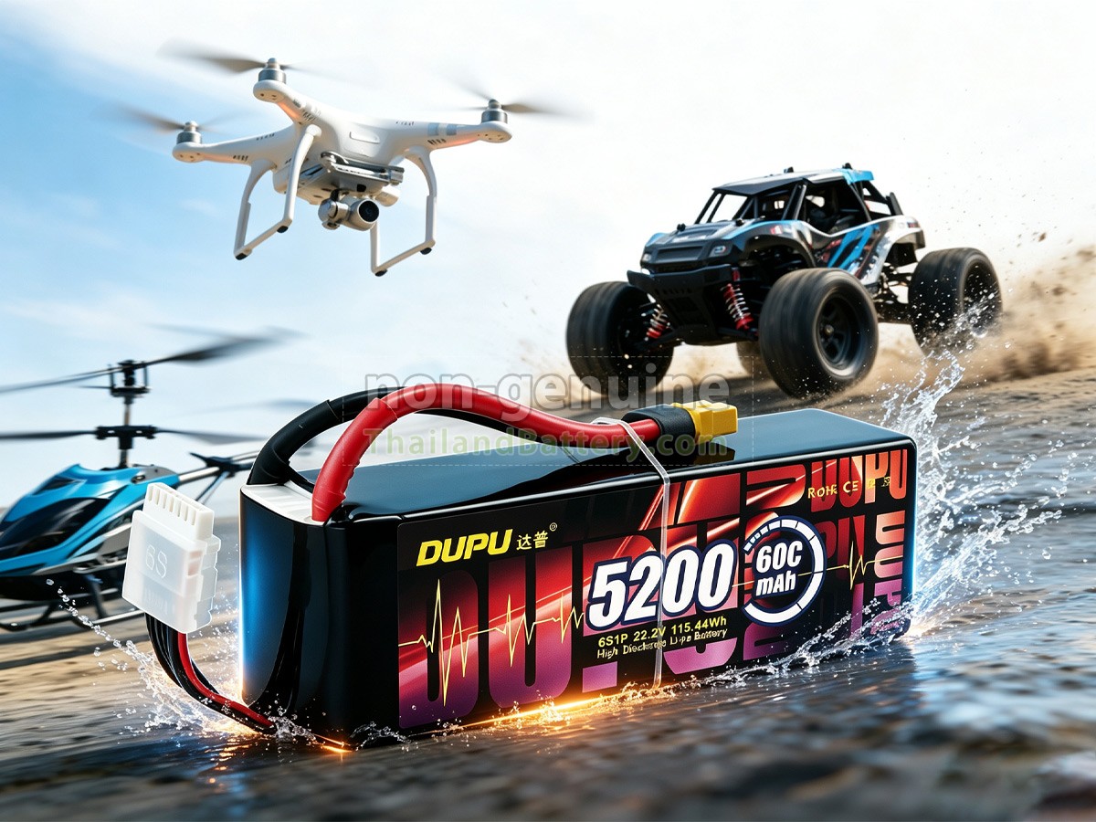 แบตเตอรี่สำหรับ AolsteCell 22.2V 5200MAH 60C XT60