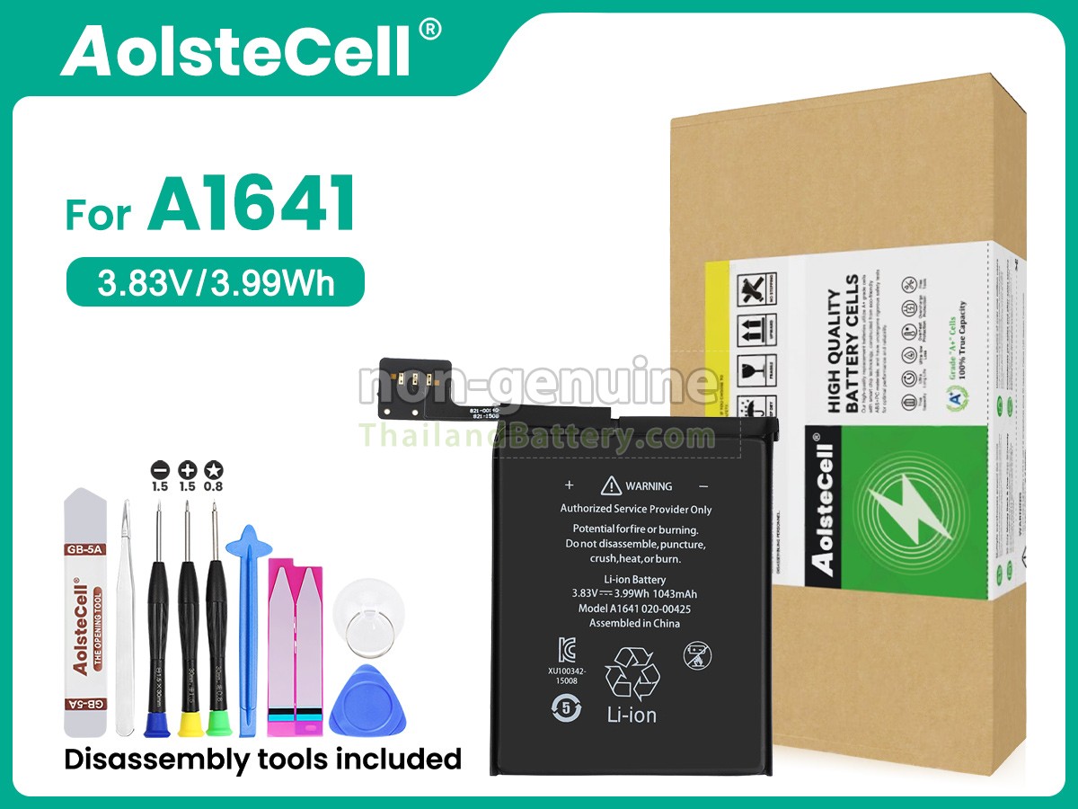 แบตเตอรี่สำหรับ Apple A1641