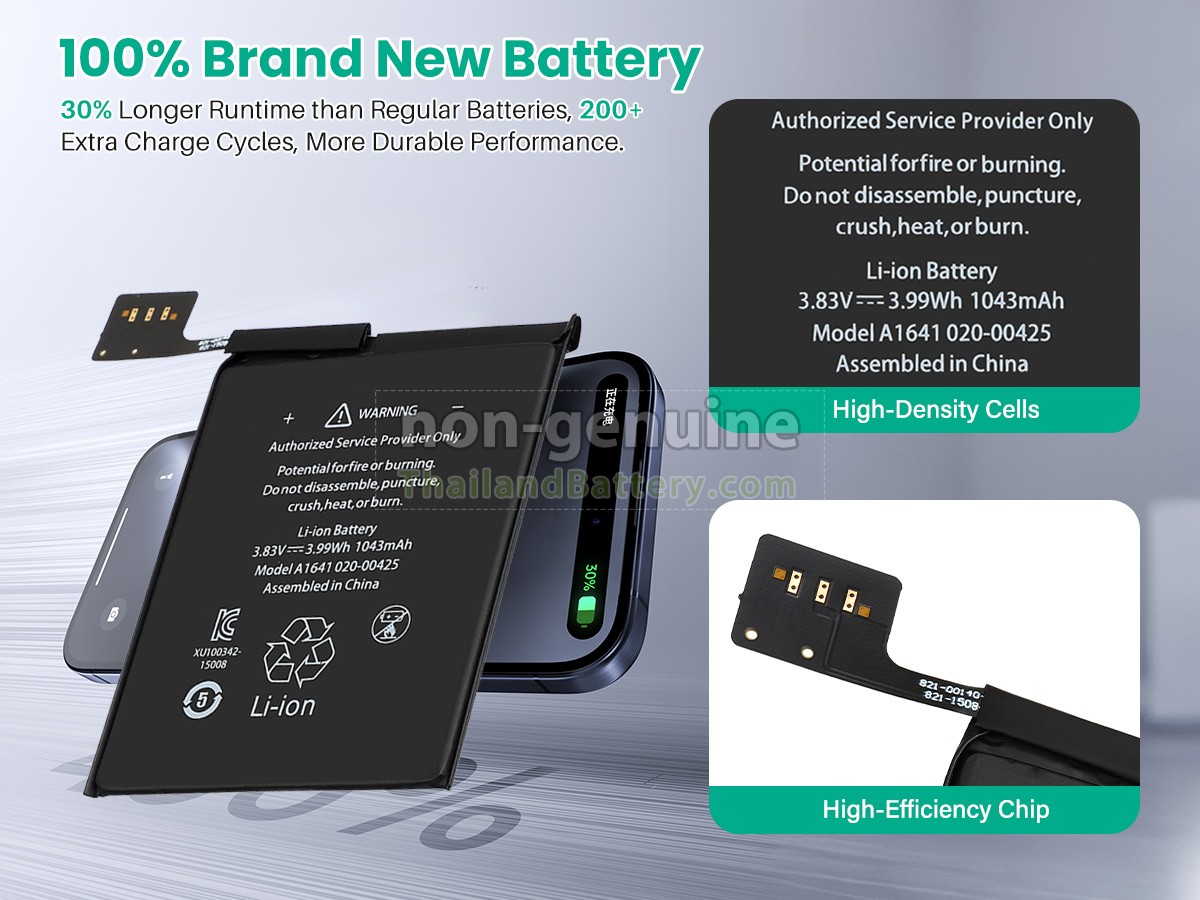 แบตเตอรี่สำหรับ Apple A1641