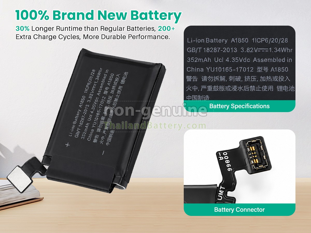 แบตเตอรี่สำหรับ Apple A1861 EMC 3167