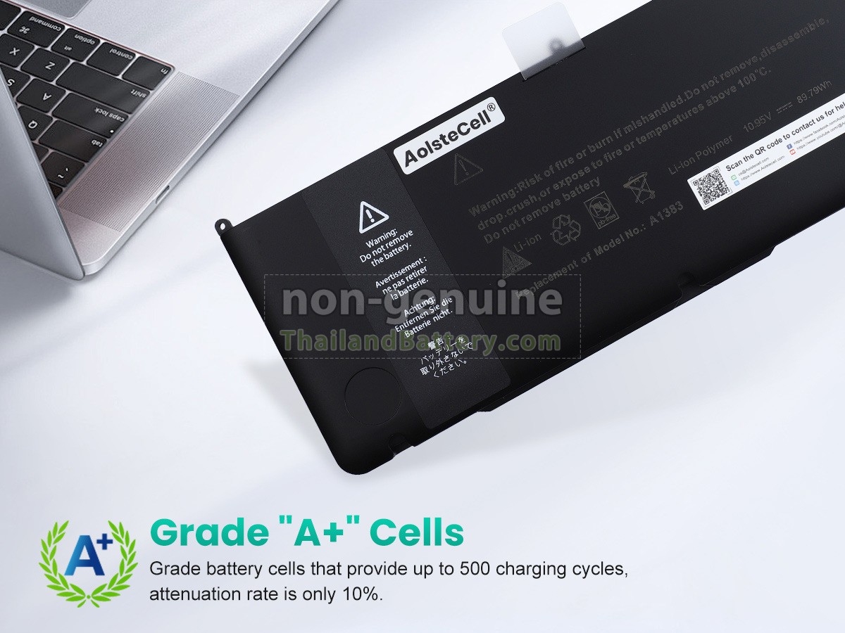 แบตเตอรี่สำหรับ Apple MacBook Pro 17 inch MC725HN/A