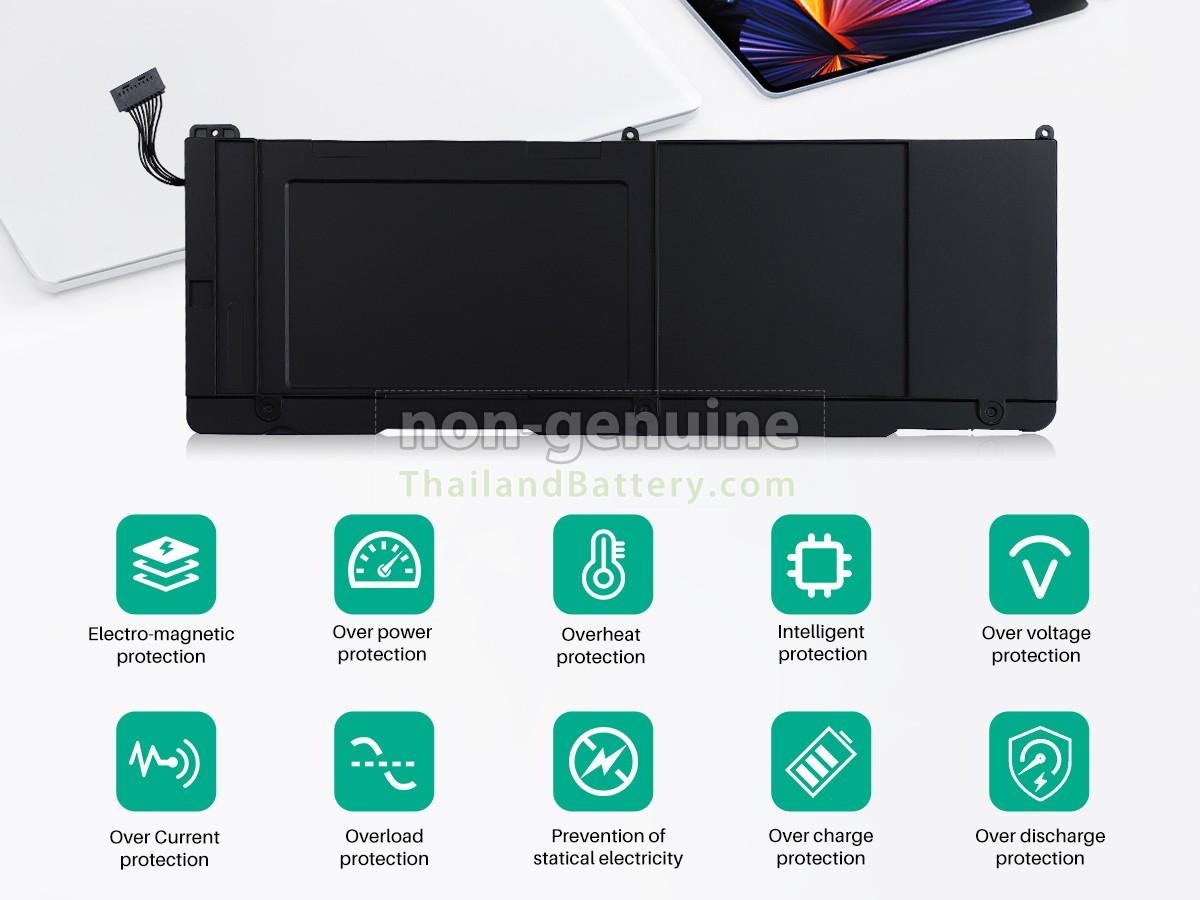 แบตเตอรี่สำหรับ Apple MacBook Pro 17 inch MC725HN/A