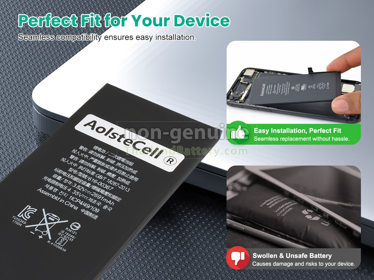 แบตเตอรี่สำหรับ Apple A1897 EMC 3174