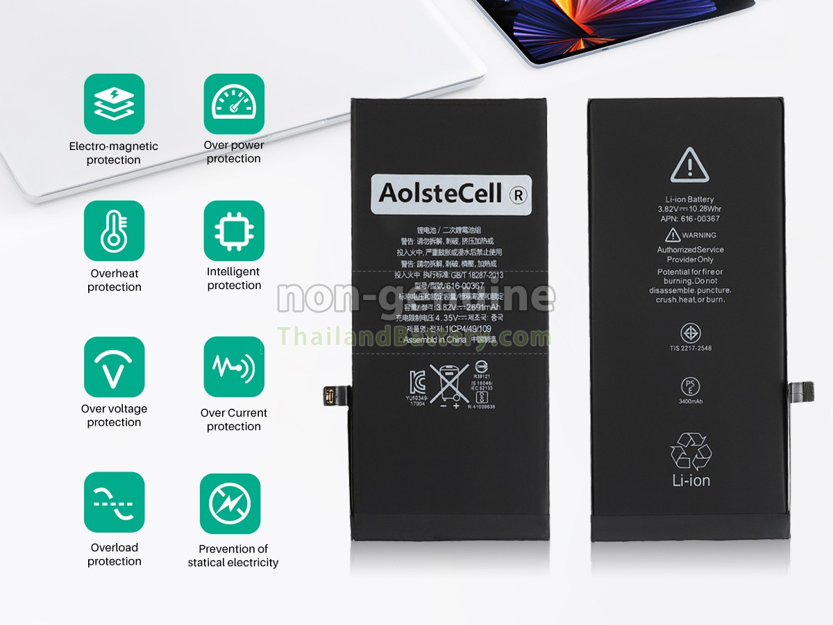 แบตเตอรี่สำหรับ Apple A1897 EMC 3174