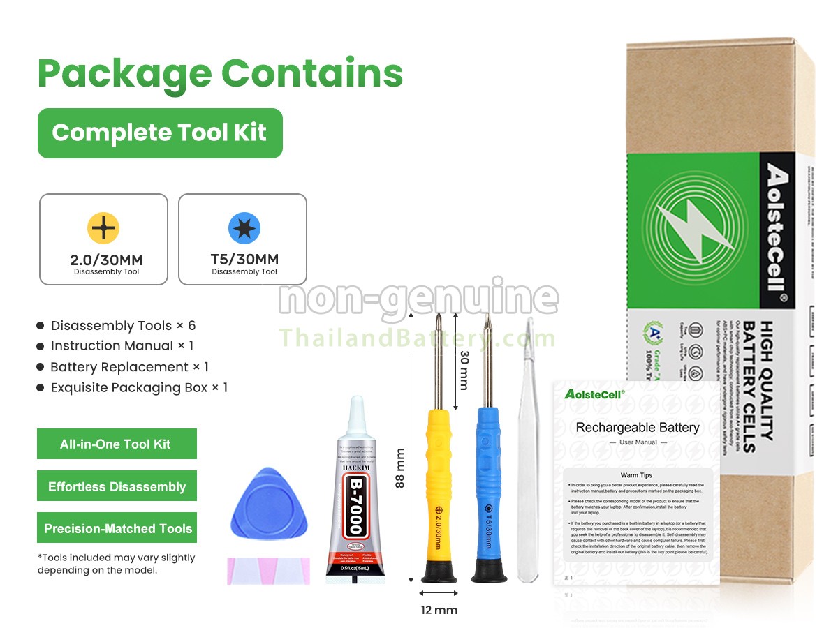 แบตเตอรี่สำหรับ Apple MNN13B/A