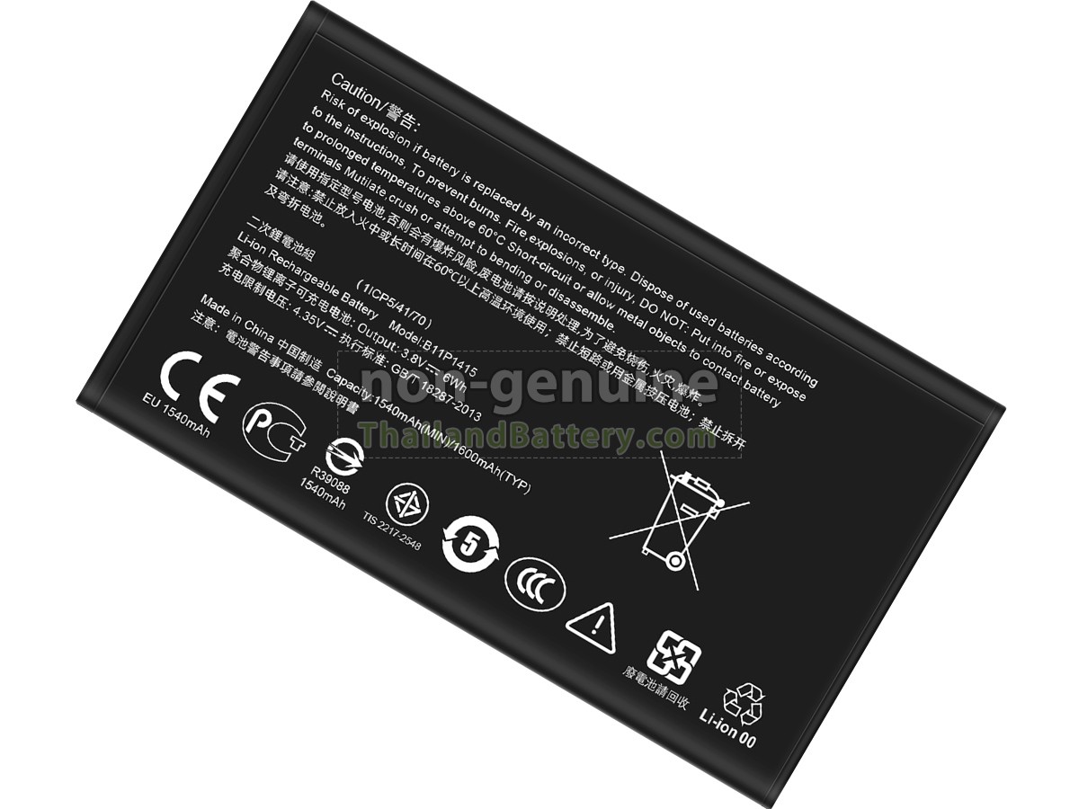 แบตเตอรี่สำหรับ Asus ZENFONE GO 4.5 DUAL SIM