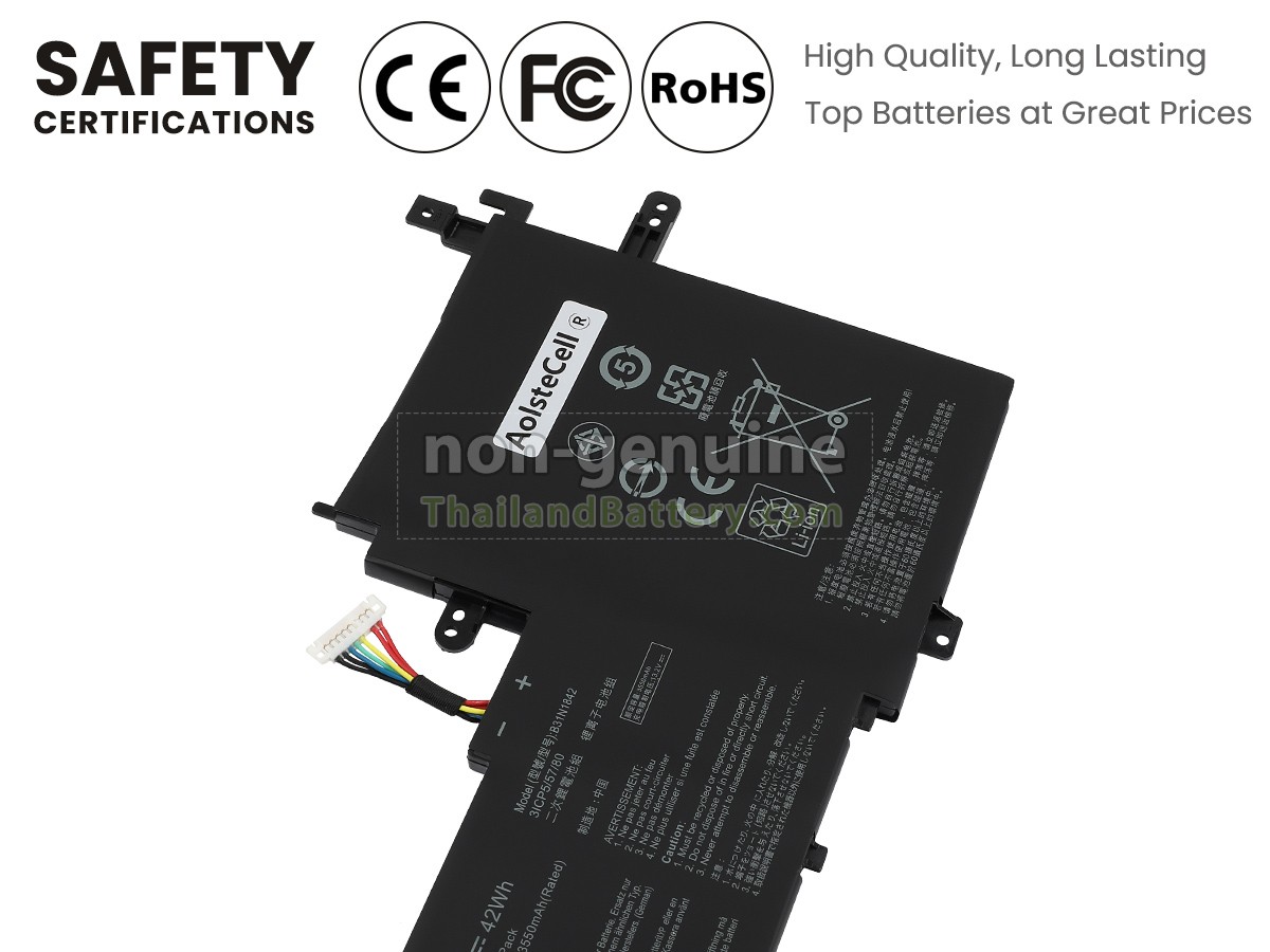 แบตเตอรี่สำหรับ Asus VivoBook S15 S531FA