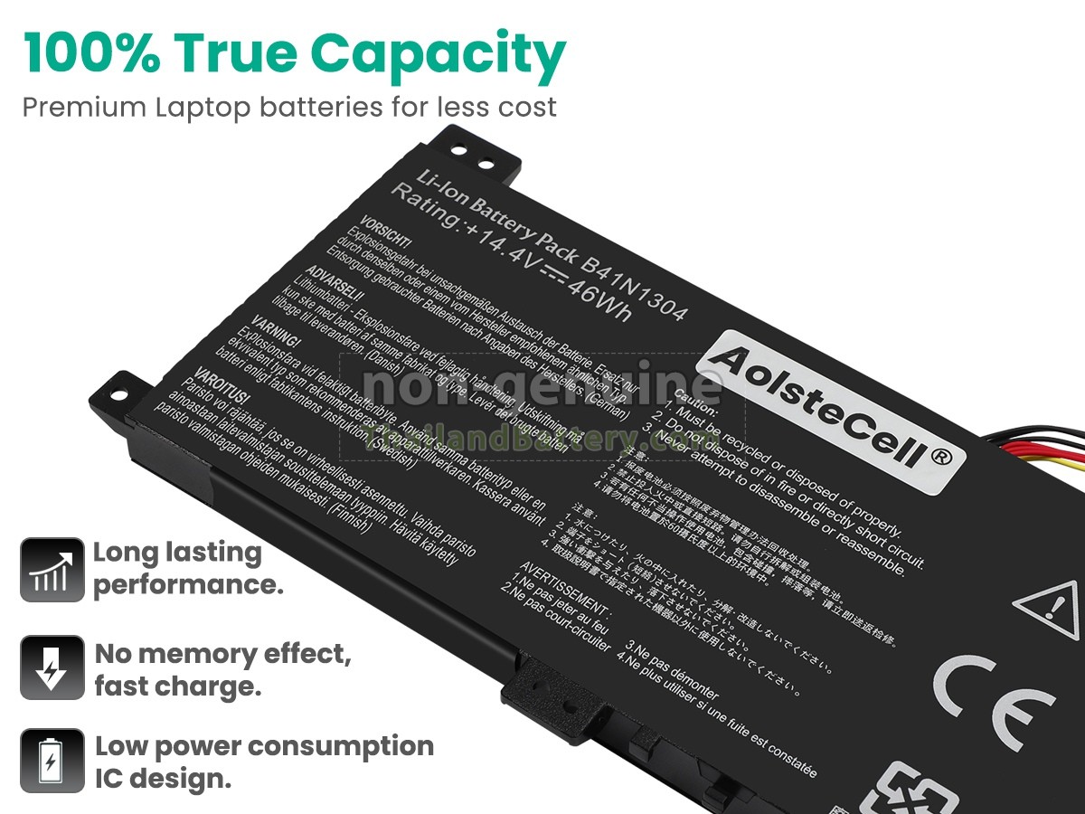 แบตเตอรี่สำหรับ Asus 0B200-00530000
