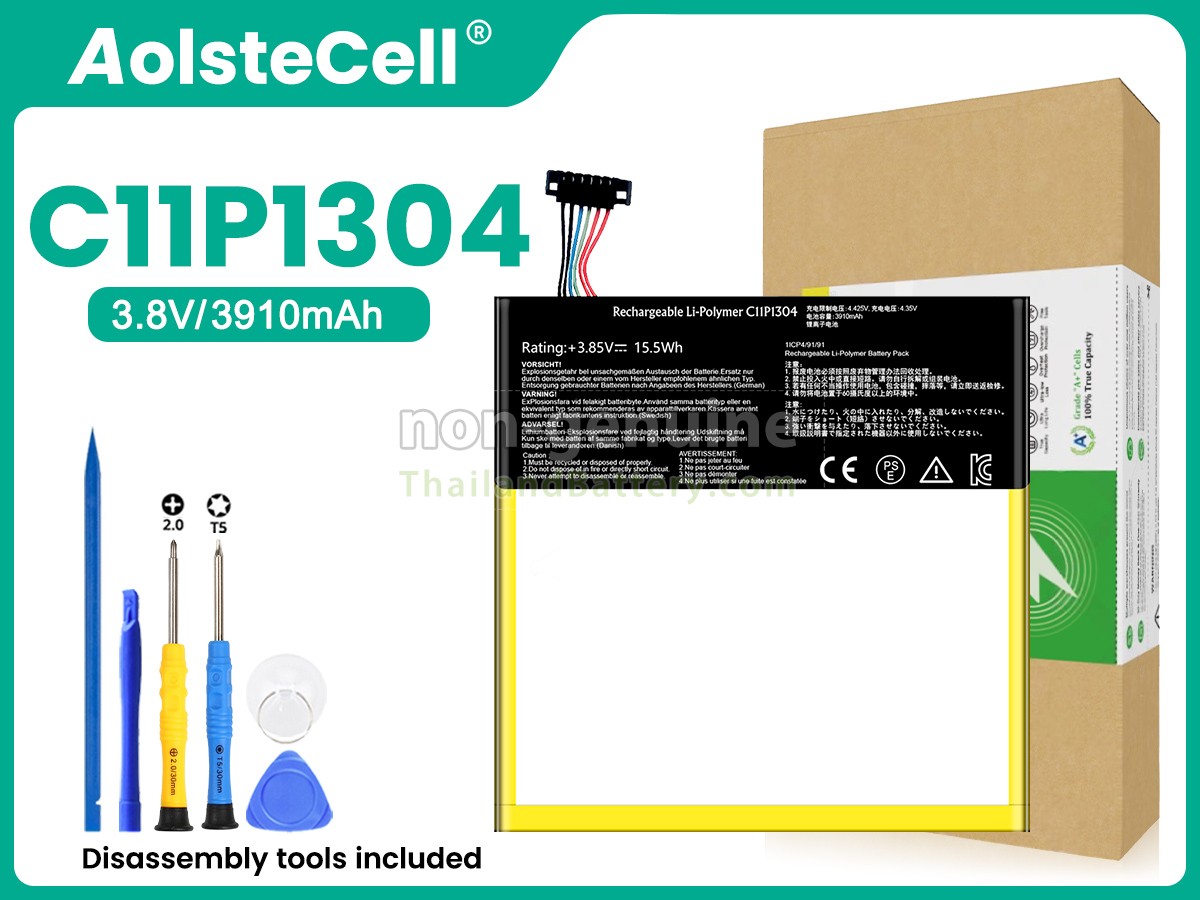 แบตเตอรี่สำหรับ Asus C11P1304