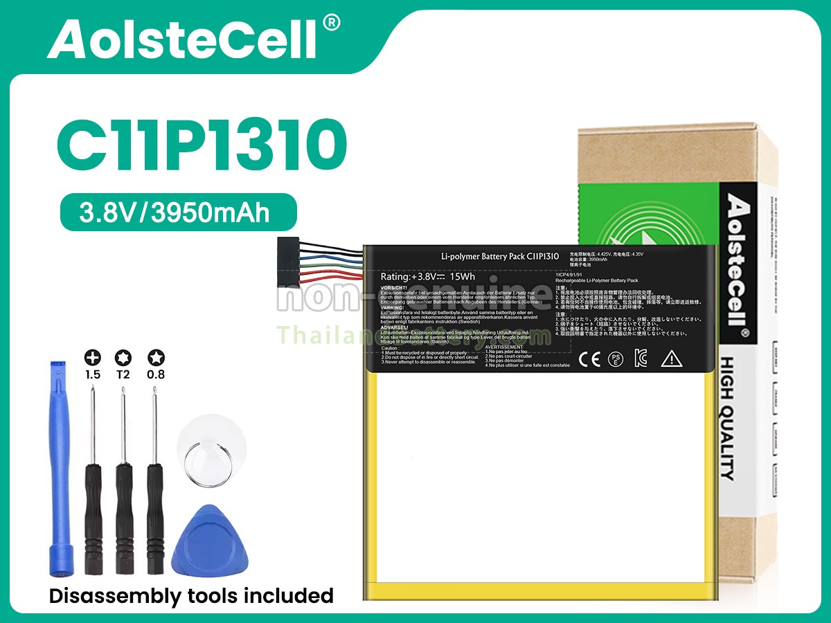 แบตเตอรี่สำหรับ Asus C11P1310
