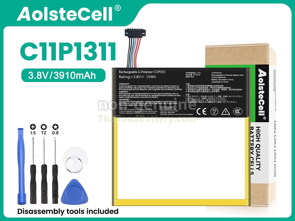 แบตเตอรี่สำหรับ Asus C11P1311