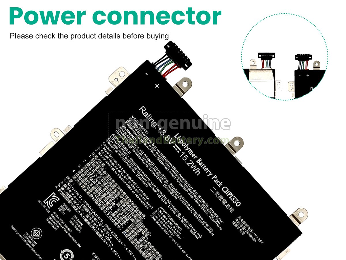 แบตเตอรี่สำหรับ Asus MEMO Pad 8 ME181A