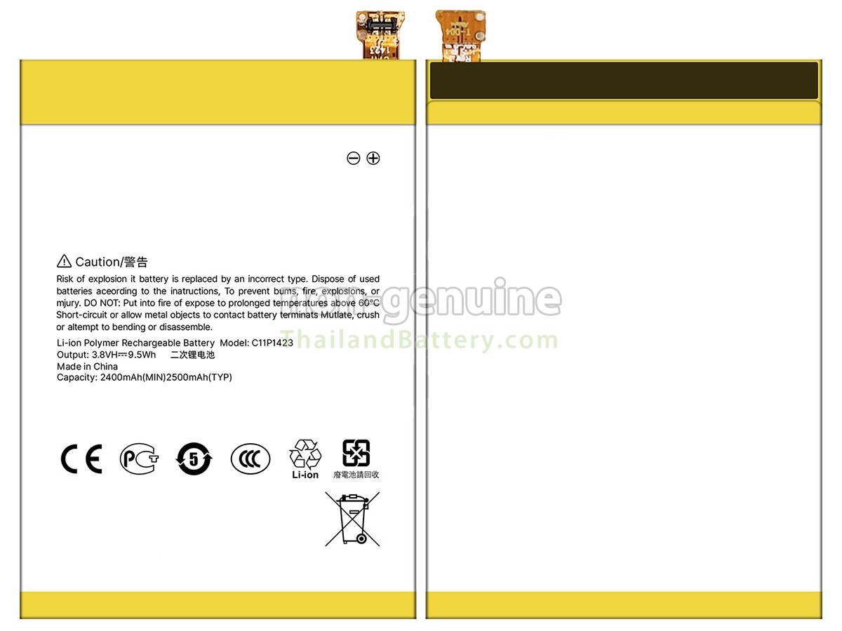แบตเตอรี่สำหรับ Asus Z00D