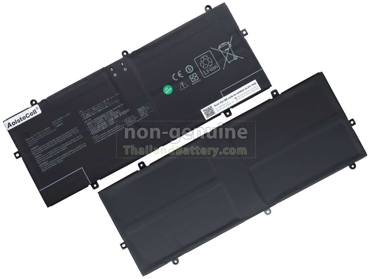แบตเตอรี่สำหรับ Asus ZenBook 14 OLED UX3405MA-PP809W