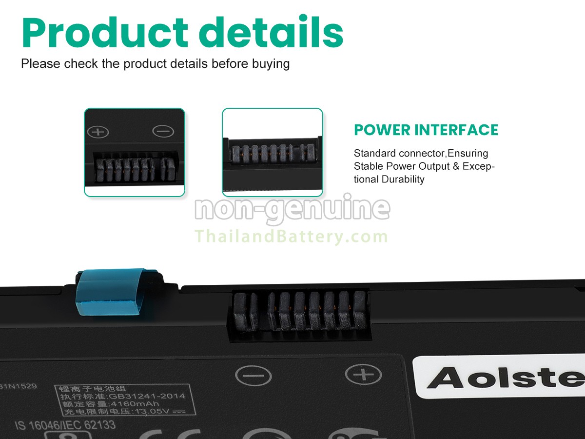 แบตเตอรี่สำหรับ Asus Pro ADVANCED B8230UA