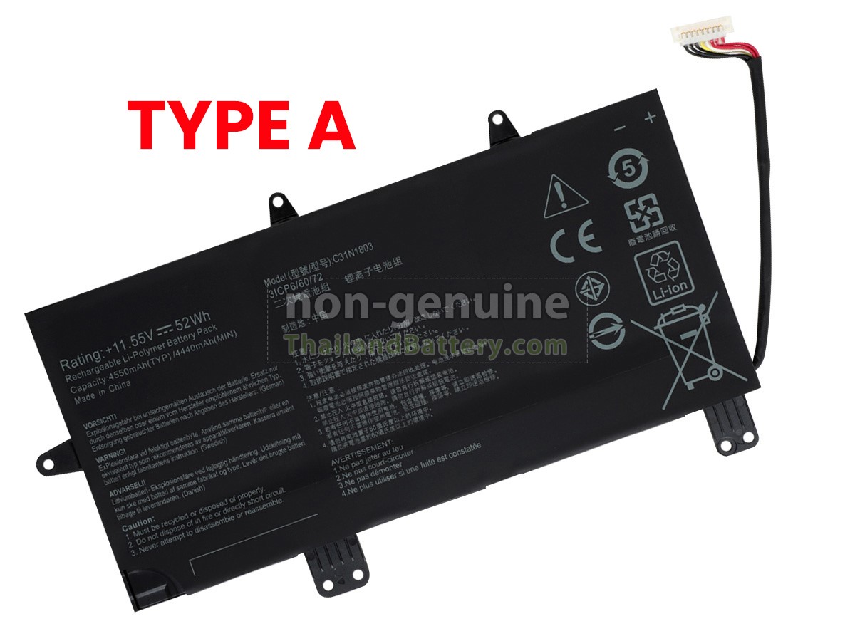 แบตเตอรี่สำหรับ Asus 0B200-02980200