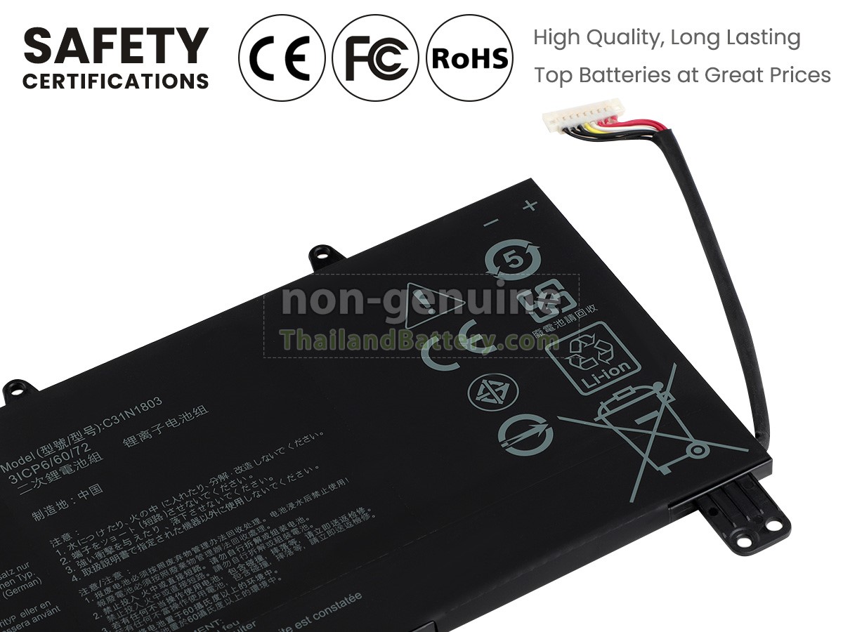 แบตเตอรี่สำหรับ Asus 0B200-02980200