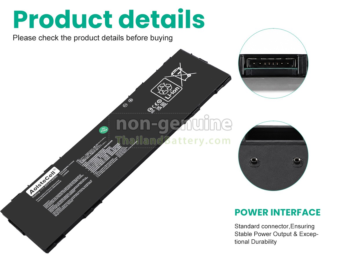 แบตเตอรี่สำหรับ Asus 0B200-04600000
