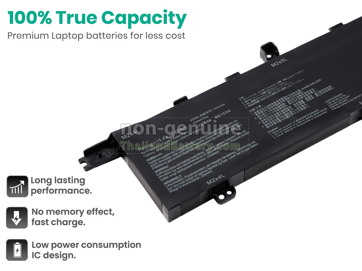 แบตเตอรี่สำหรับ Asus ZenBook Pro DUO UX581LV-H2018T