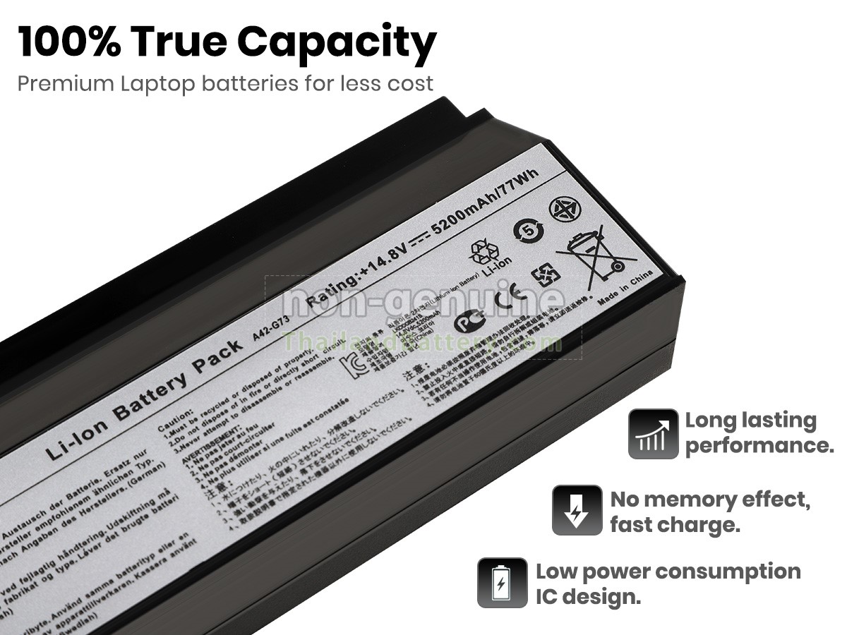 แบตเตอรี่สำหรับ Asus LAMBORGHINI VX7-3DE