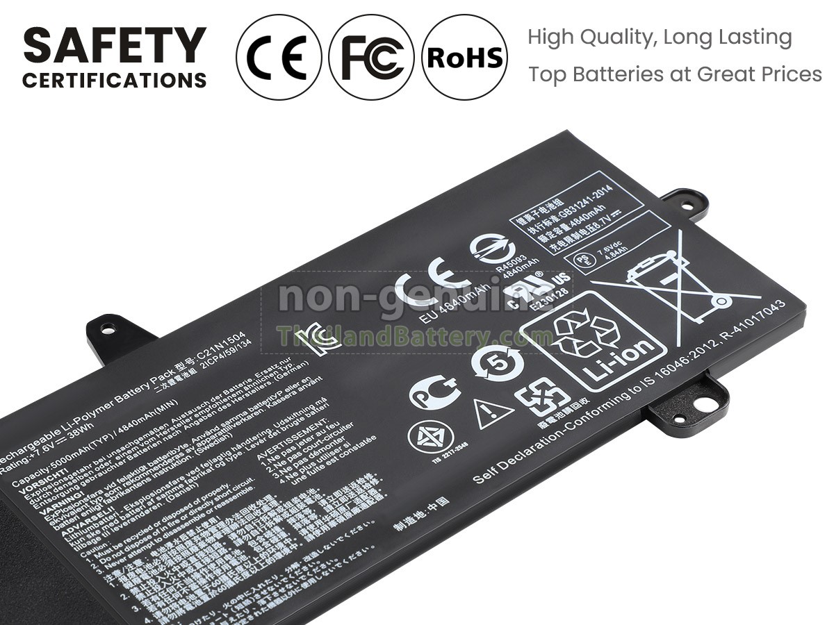 แบตเตอรี่สำหรับ Asus TP200SA-FV0110TS