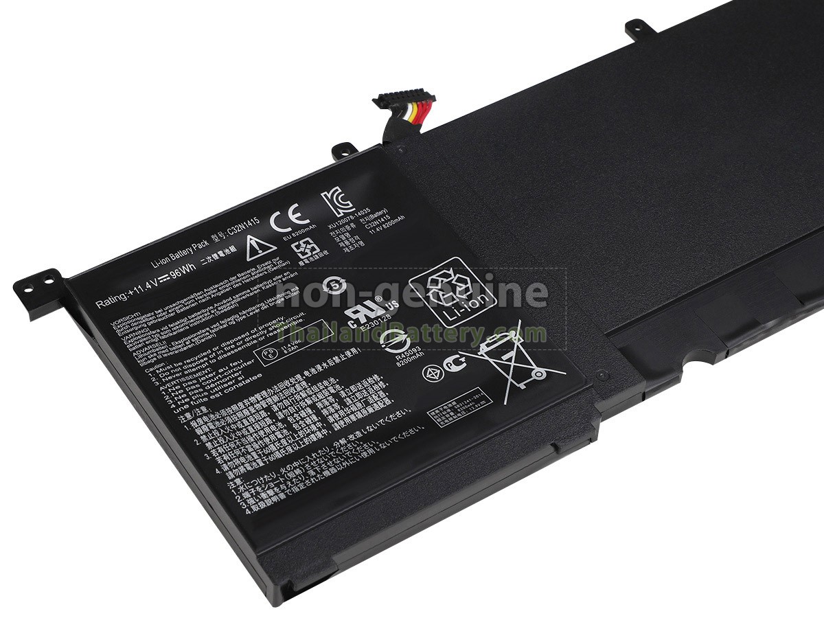 แบตเตอรี่สำหรับ Asus Rog G501JW-CN139H