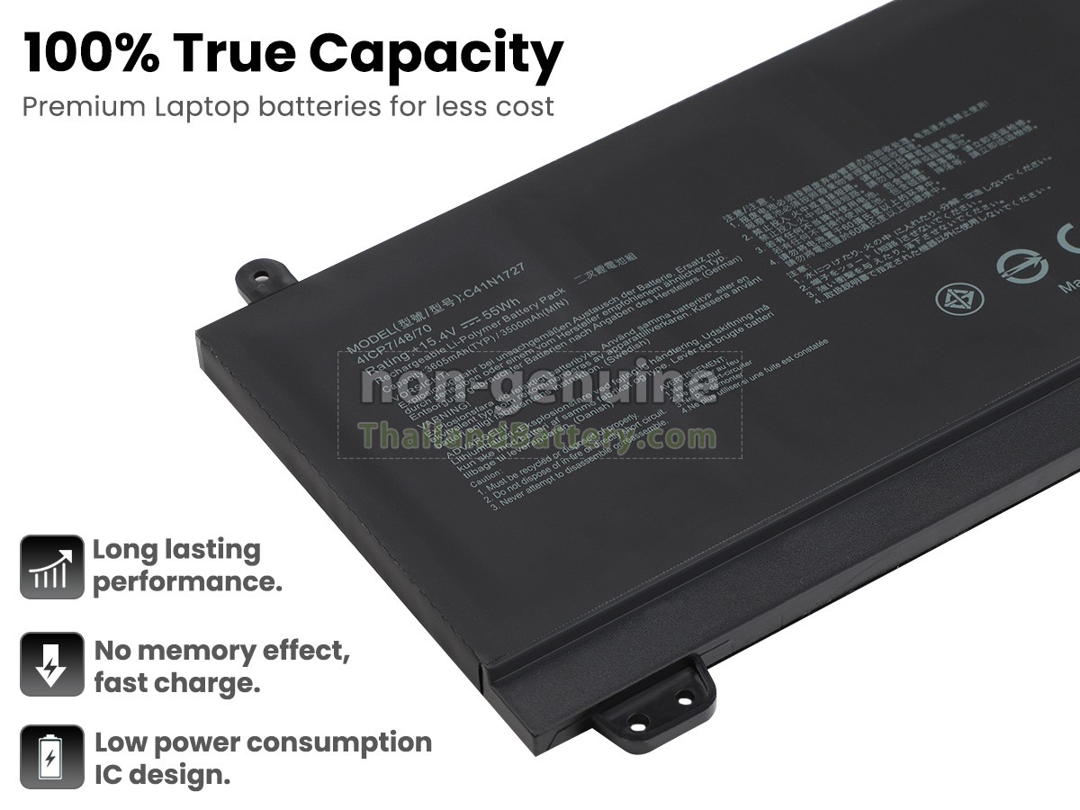 แบตเตอรี่สำหรับ Asus GM501GS-EI001T