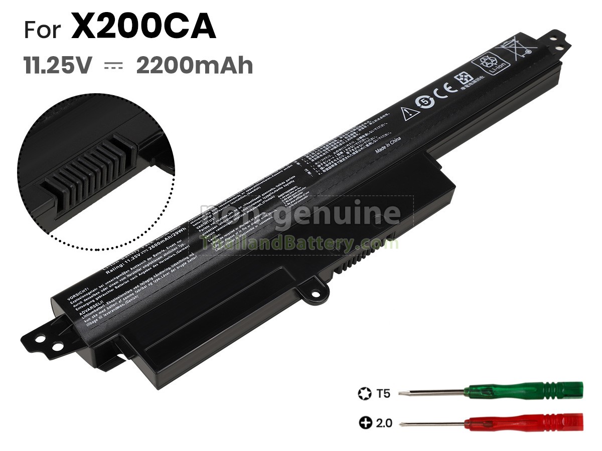 แบตเตอรี่สำหรับ Asus SONIC MASTER R202CA