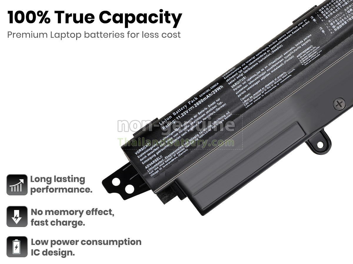 แบตเตอรี่สำหรับ Asus SONIC MASTER R202CA