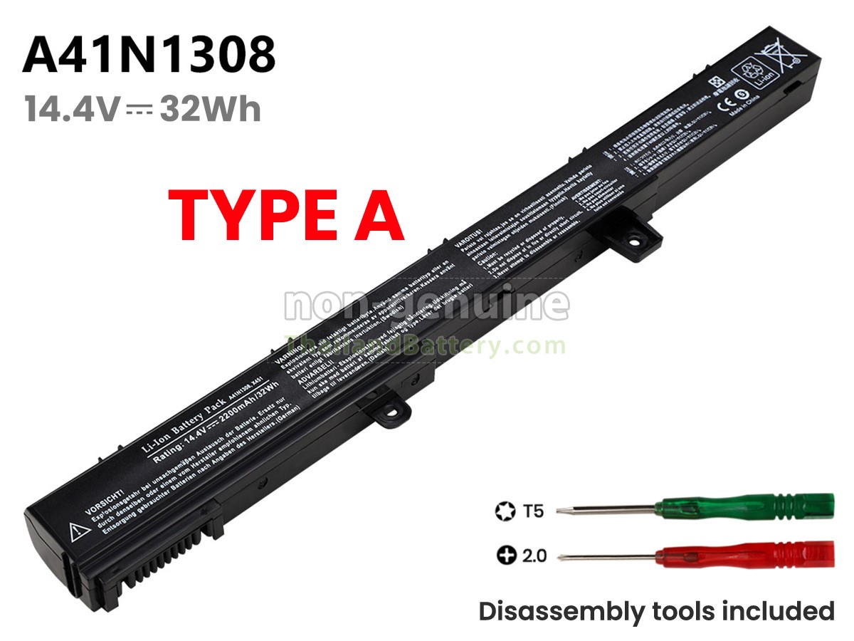 แบตเตอรี่สำหรับ Asus D550MA-DS01