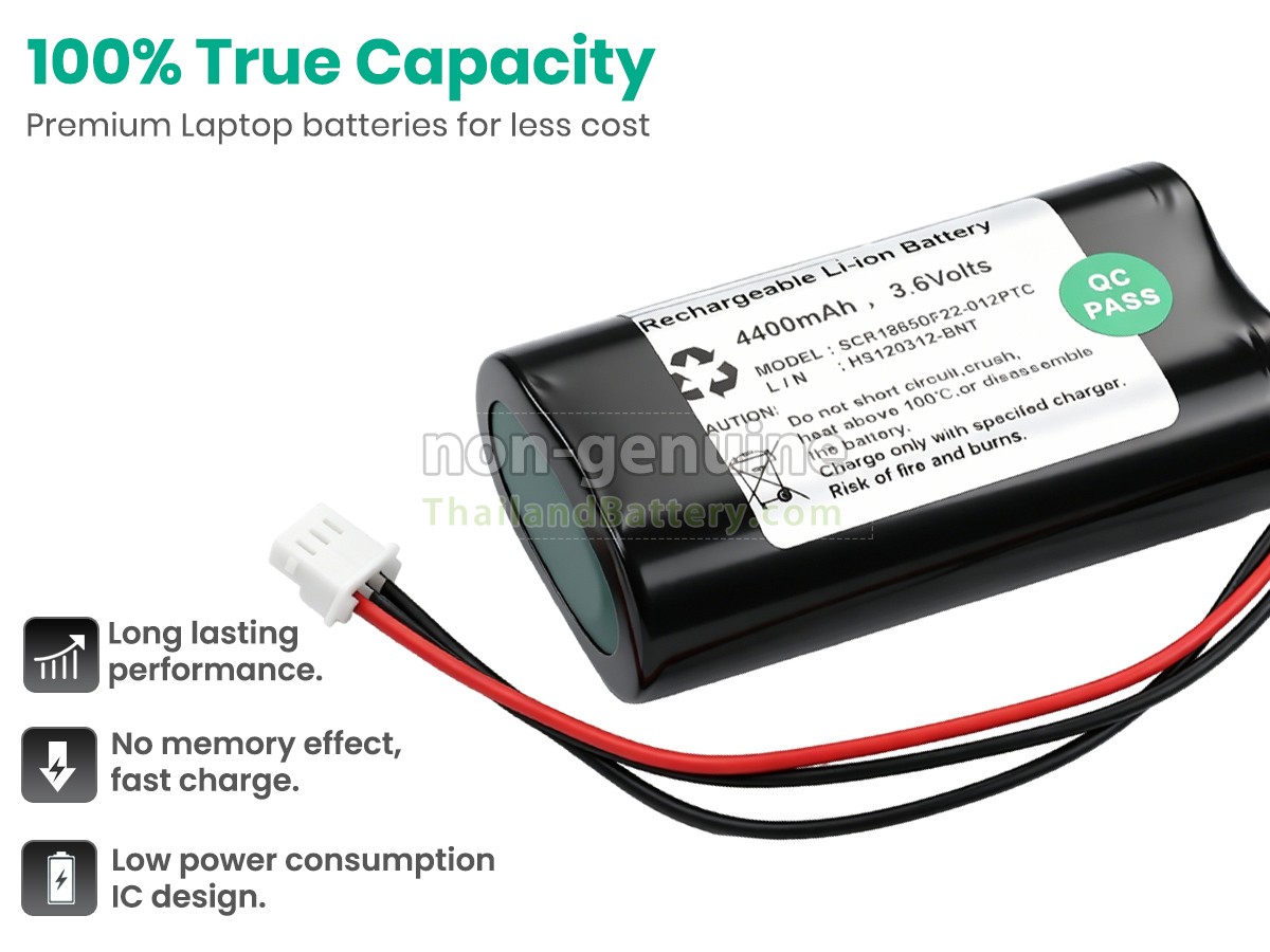 แบตเตอรี่สำหรับ Bionet SCR18650F22