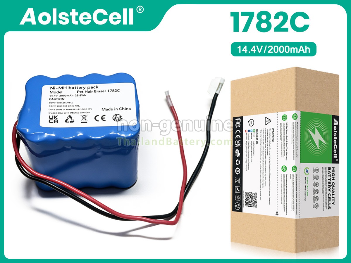 แบตเตอรี่สำหรับ Bissell PET HAIR ERASER 1782C