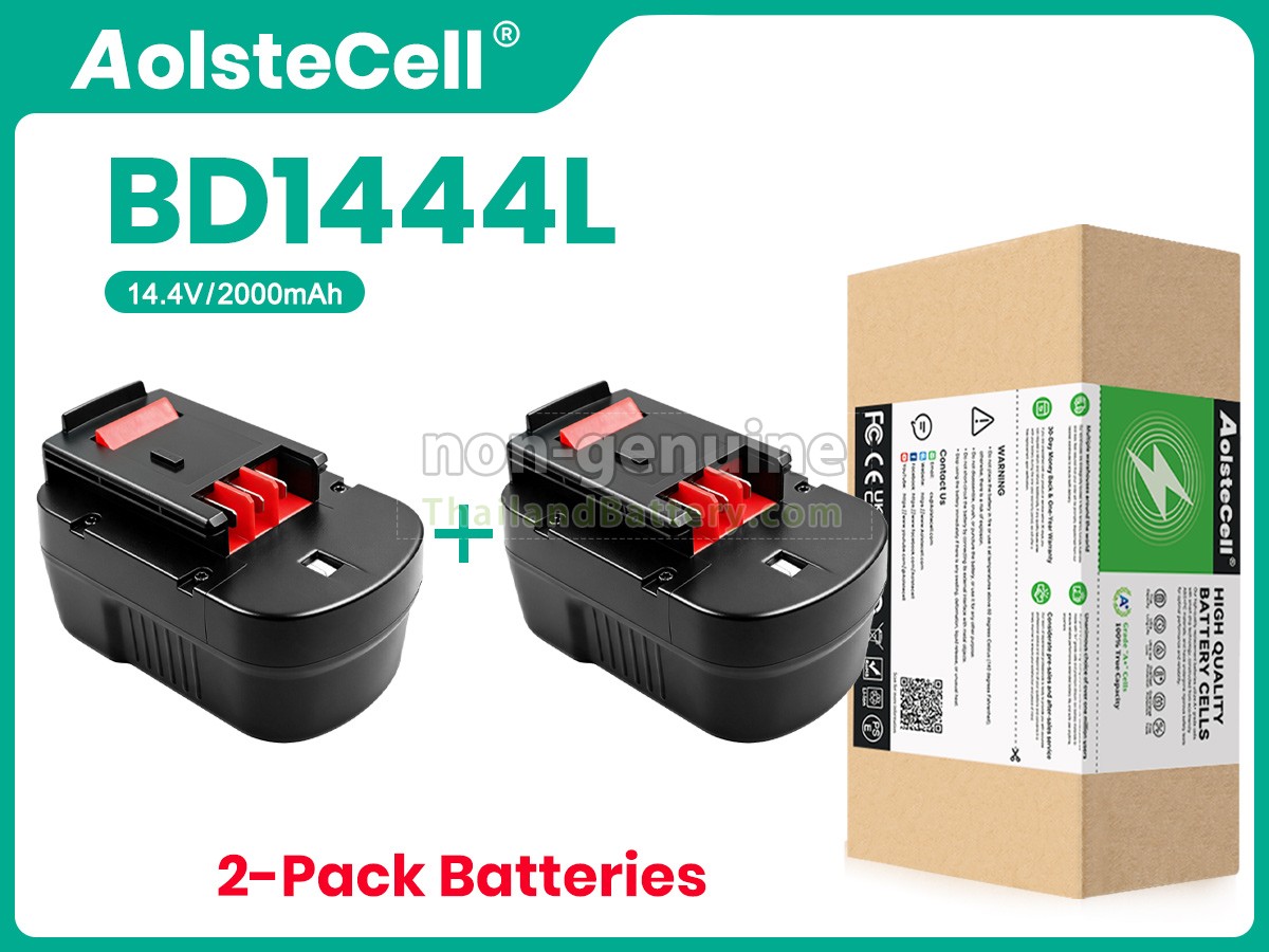 แบตเตอรี่สำหรับ Black Decker 14.4V BD1444L