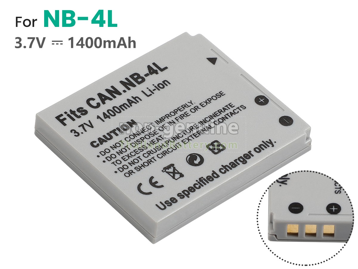 แบตเตอรี่สำหรับ Canon IXY DIGITAL 210 IS