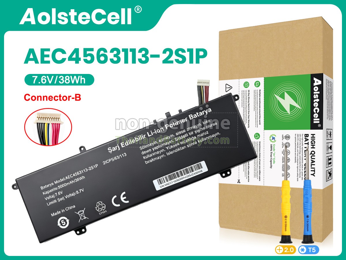 แบตเตอรี่สำหรับ Casper AEC4563113-2S1P-N
